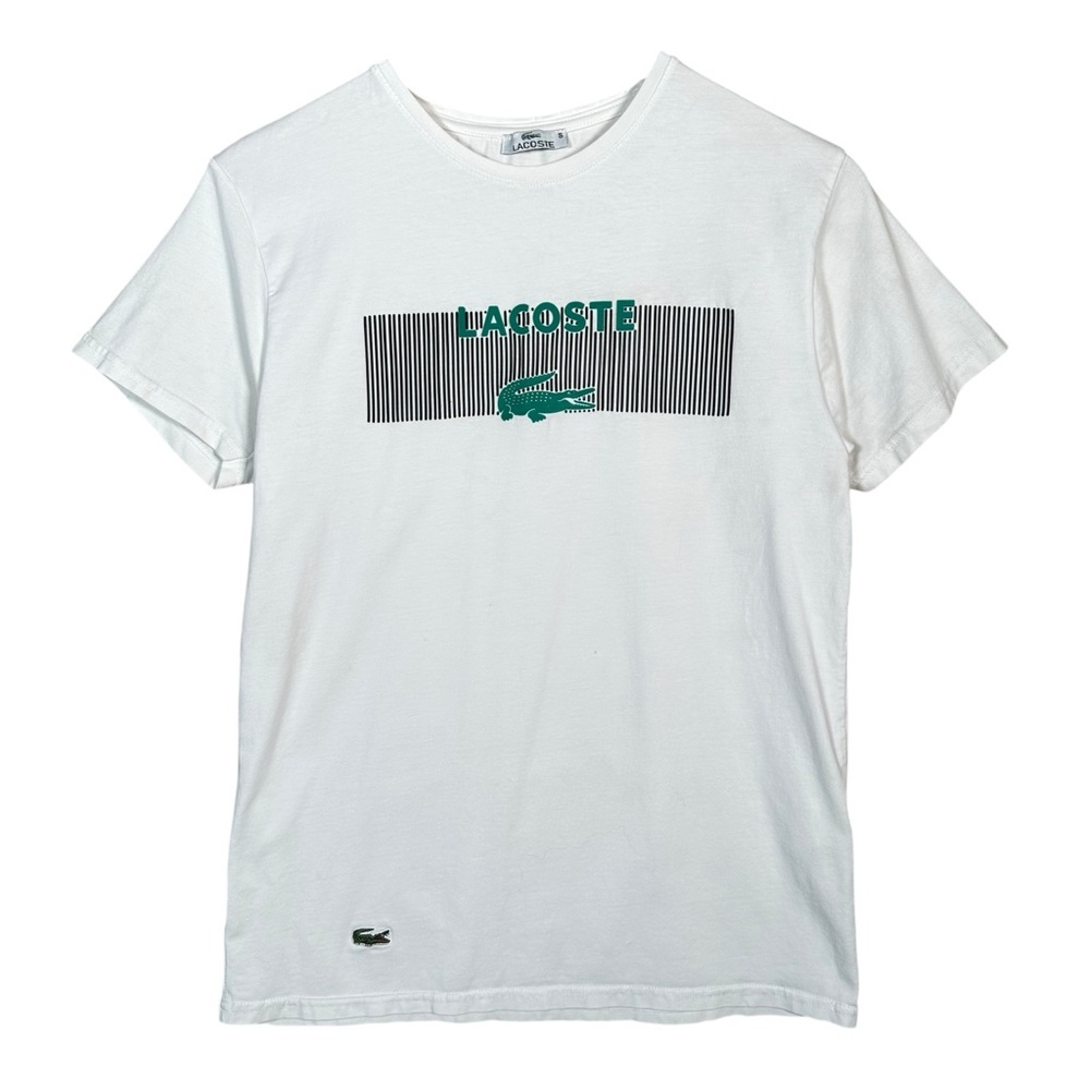 LACOSTE Vintage Graphic Logo Jersey T-Shirt
